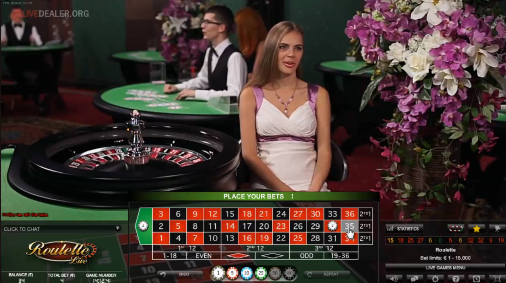 Roulette - Interface - 711cuci1