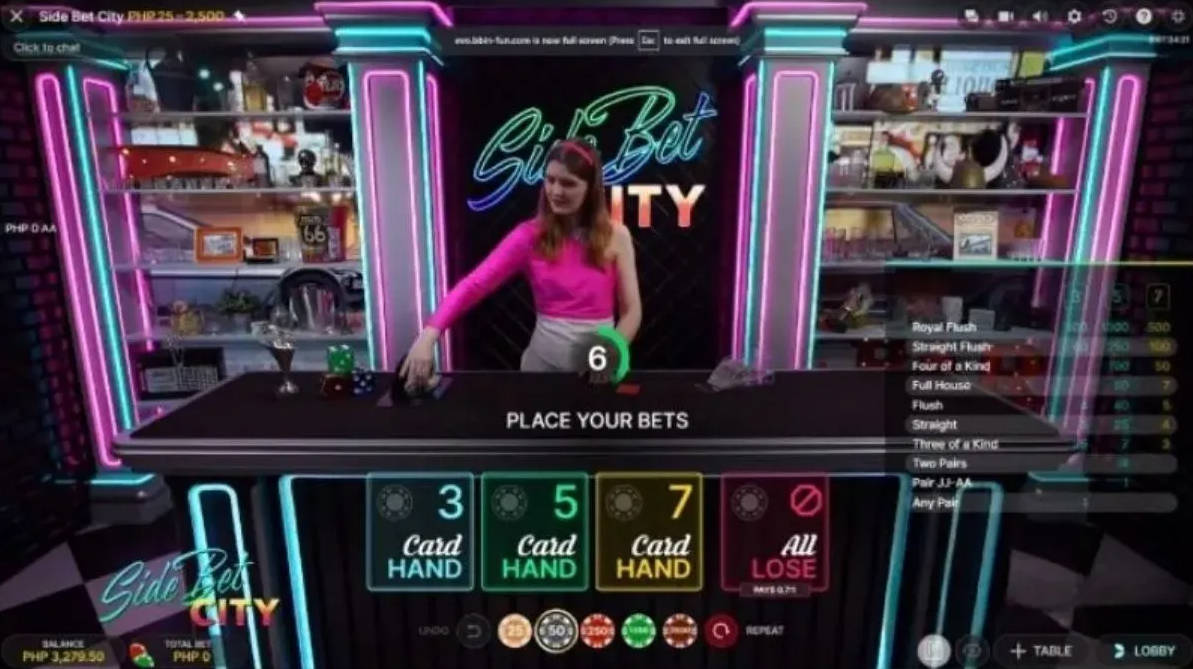 Side Bet City - Interface - 711cuci