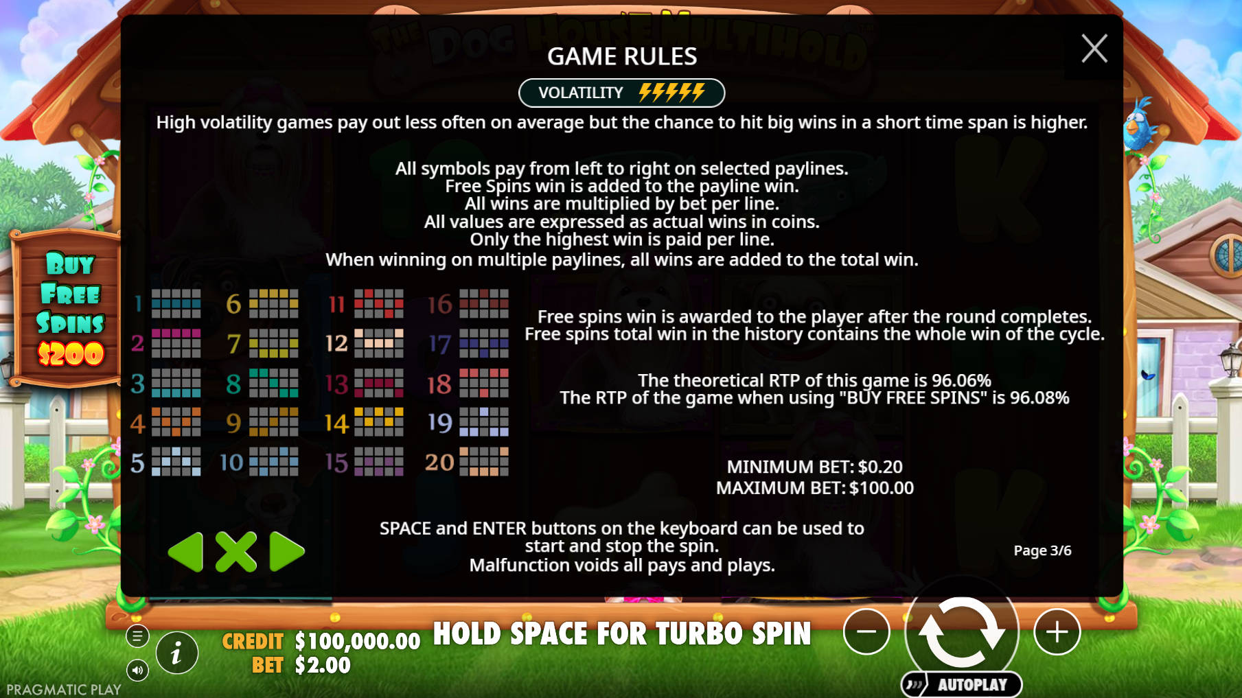 The Dog House Multihold Slot - Paylines - 711cuci1