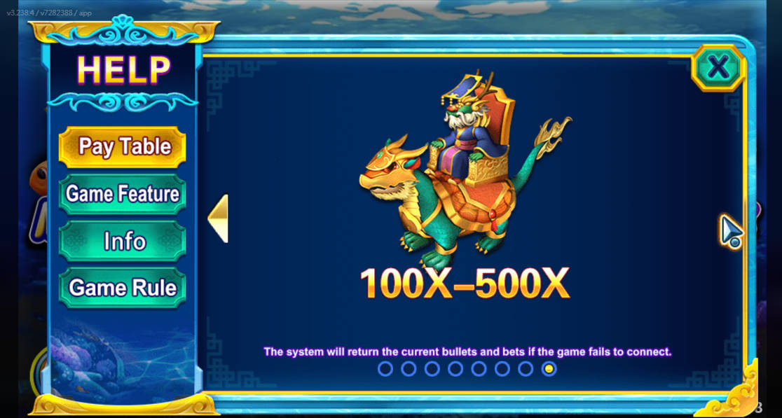 Dragon Fishing II - Paytable - 711cuci