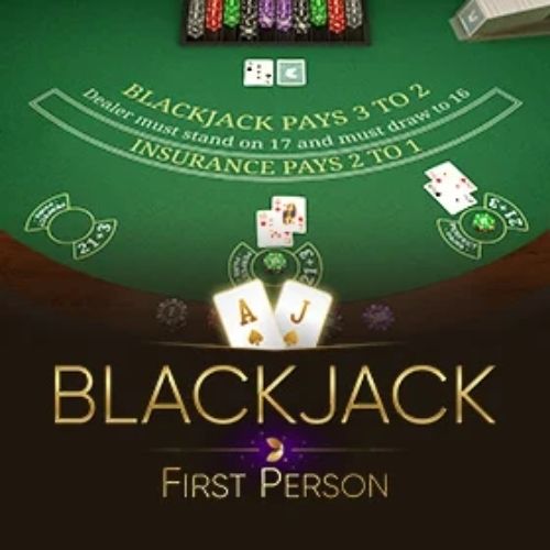 First Person Blackjack - Game Logo - 711cuci1