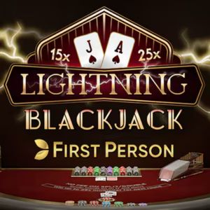 First Person Lightning Blackjack - Game Logo - 711cuci1