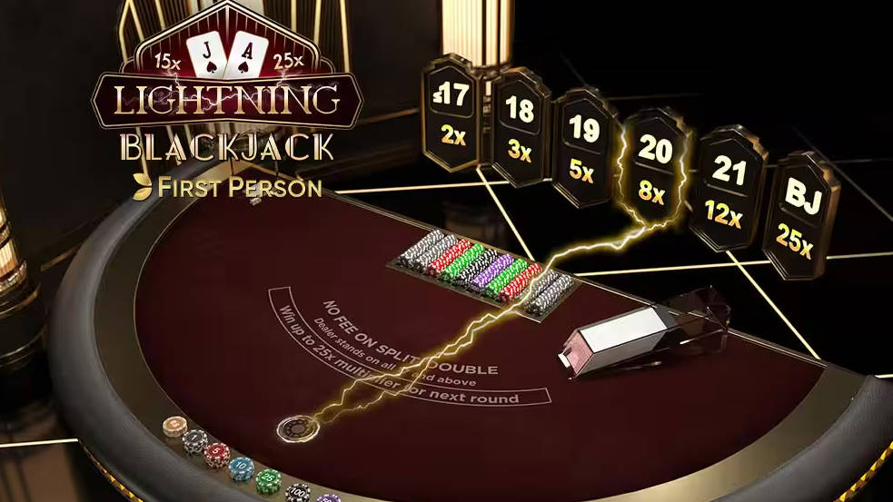 First Person Lightning Blackjack - Gameplay - 711cuci1
