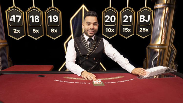 First Person Lightning Blackjack - Interface - 711cuci1