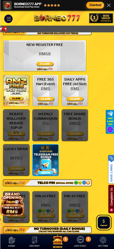 Borneo777 - Promotion - 711cuci1