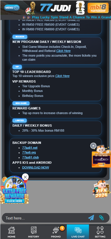 77Judi - Livechat - 711cuci1